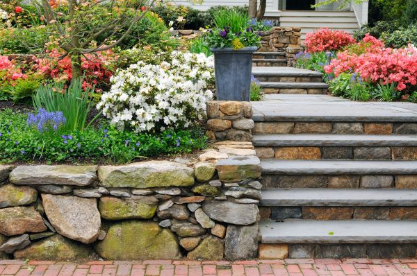 Stone Stairs Repair in Laurel