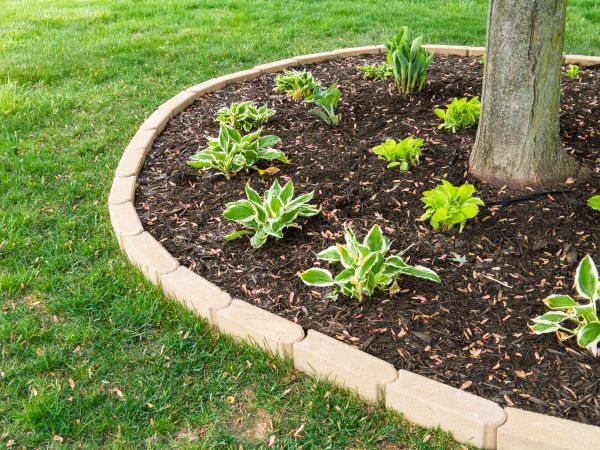 Stone Border Installation in Laurel