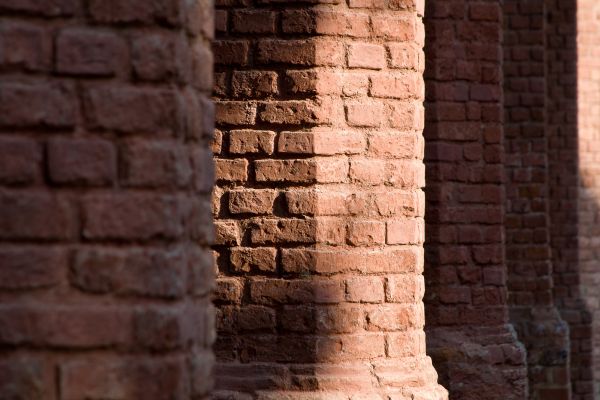 Brick Pillars Installation in Laurel