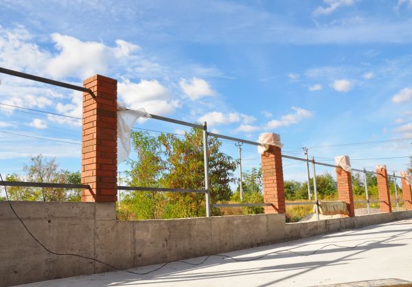 Brick Pillar Installation in Laurel